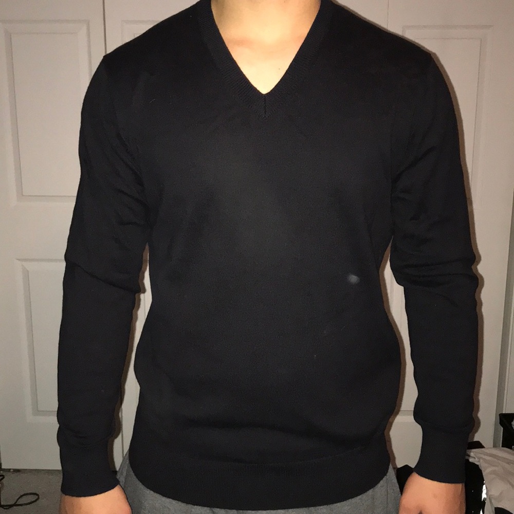 Men’s True Black Cashmere Blend